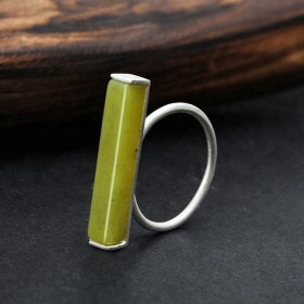 New-design-personalize-natural-stone-silver-ring (2)